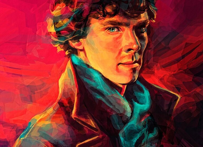 Постер на холсте "Sherlock"