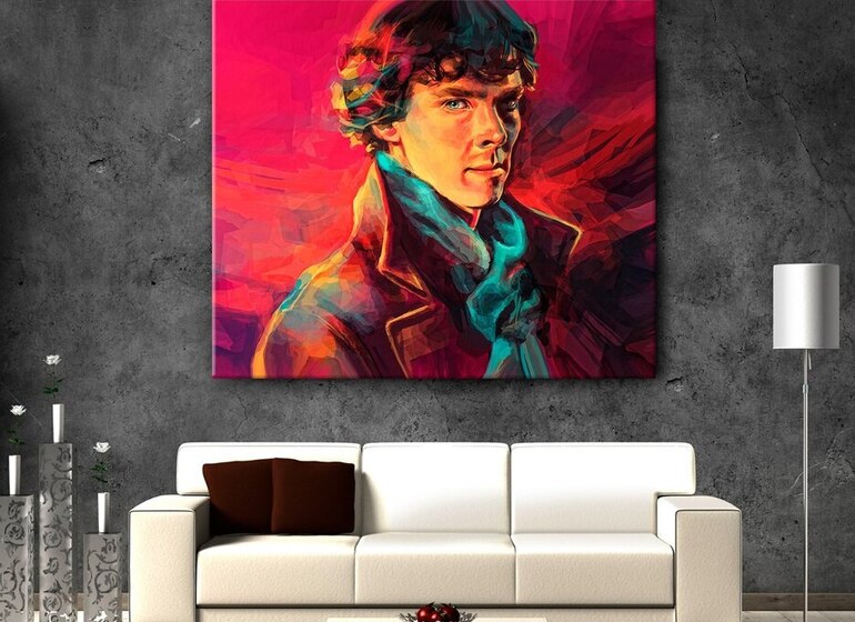 Постер на холсте "Sherlock"